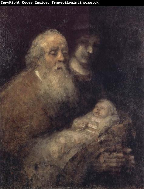 REMBRANDT Harmenszoon van Rijn Simeon with the Christ Child in the Temple